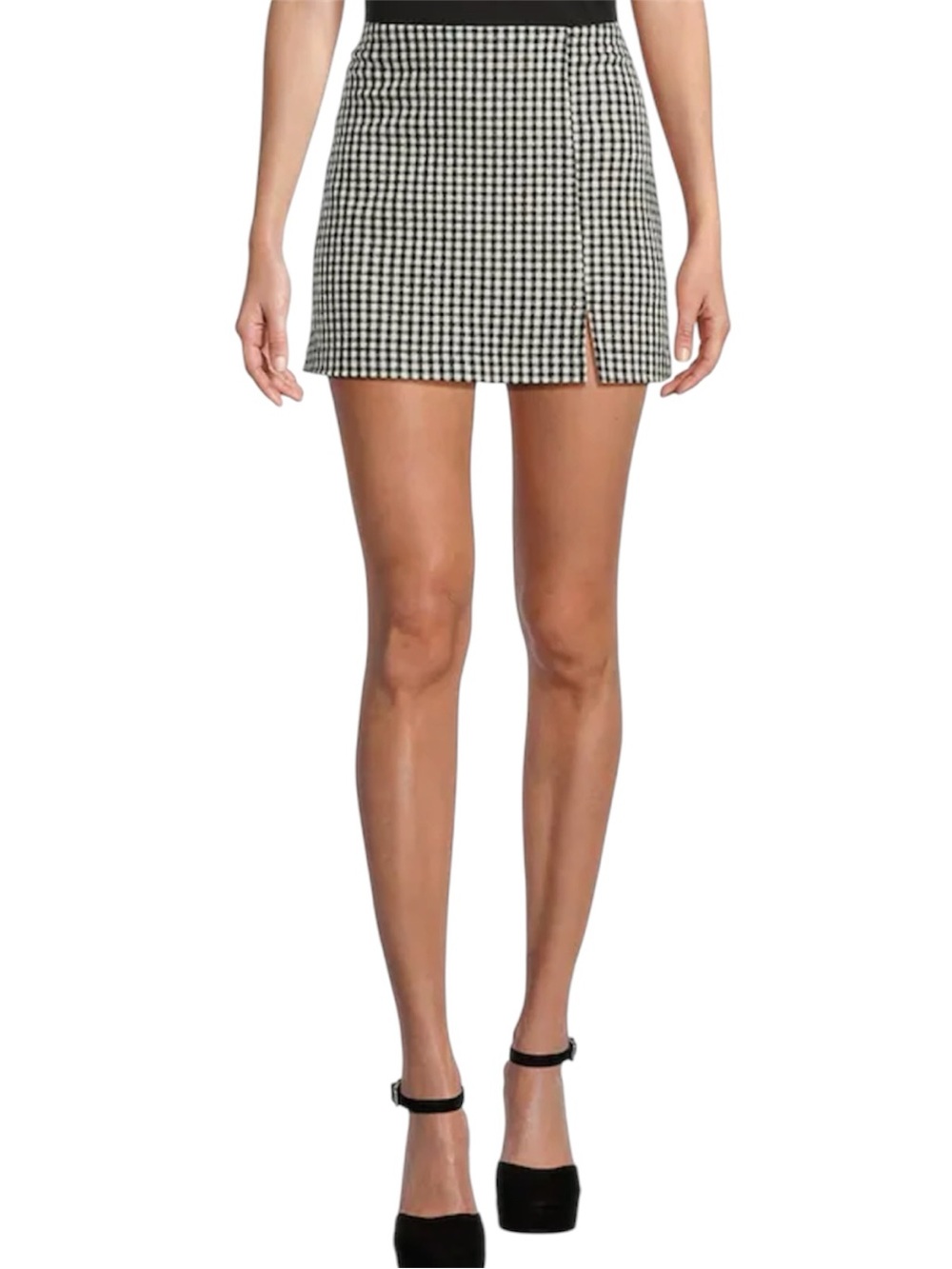 NWT Copper Key Black & White Gingham Mini Skirt Juniors XXL
